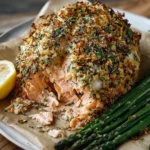 Herb Crusted Baked Salmon First Image