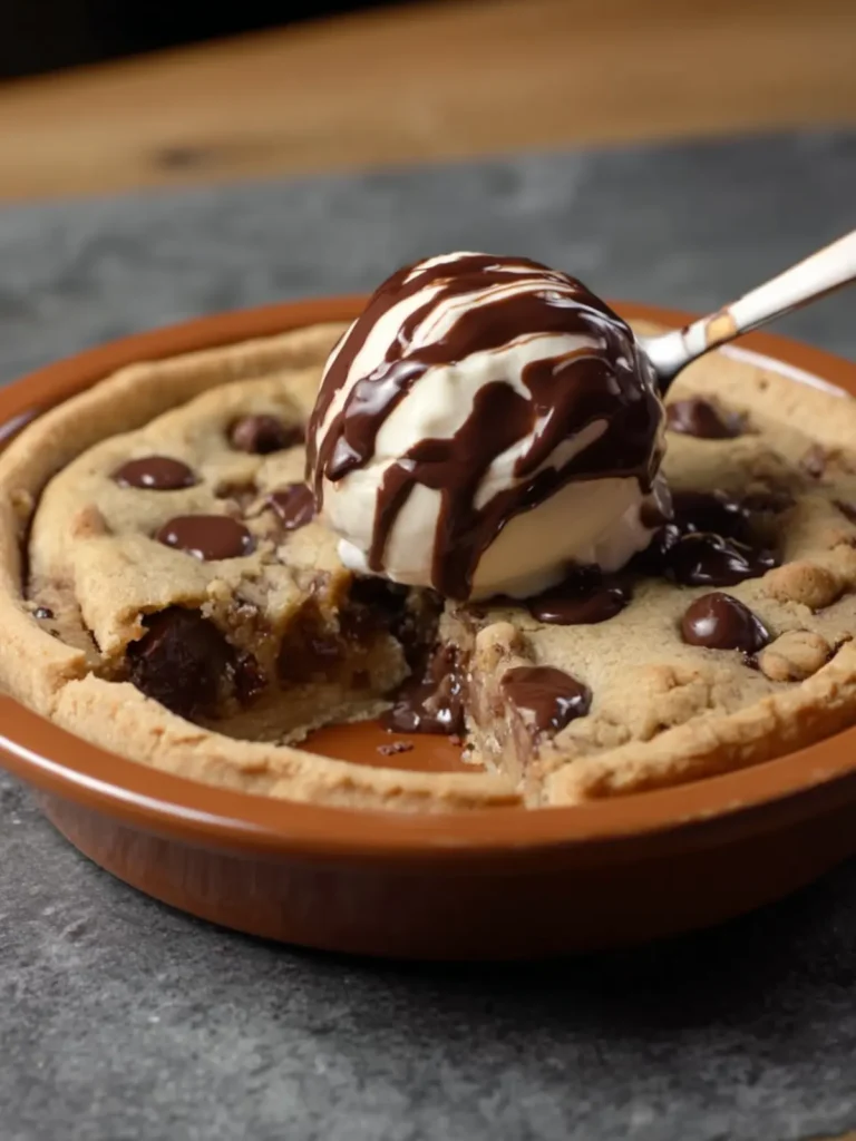 Chocolate Chip Cookie Pie First Image