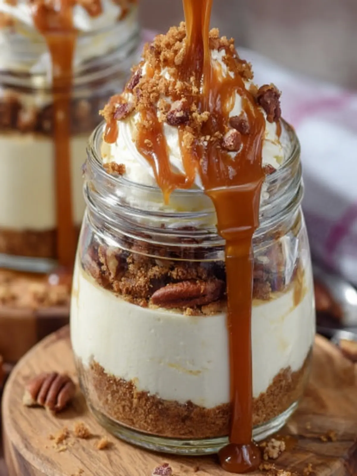 Caramel Pecan Cheesecake Jar First Image