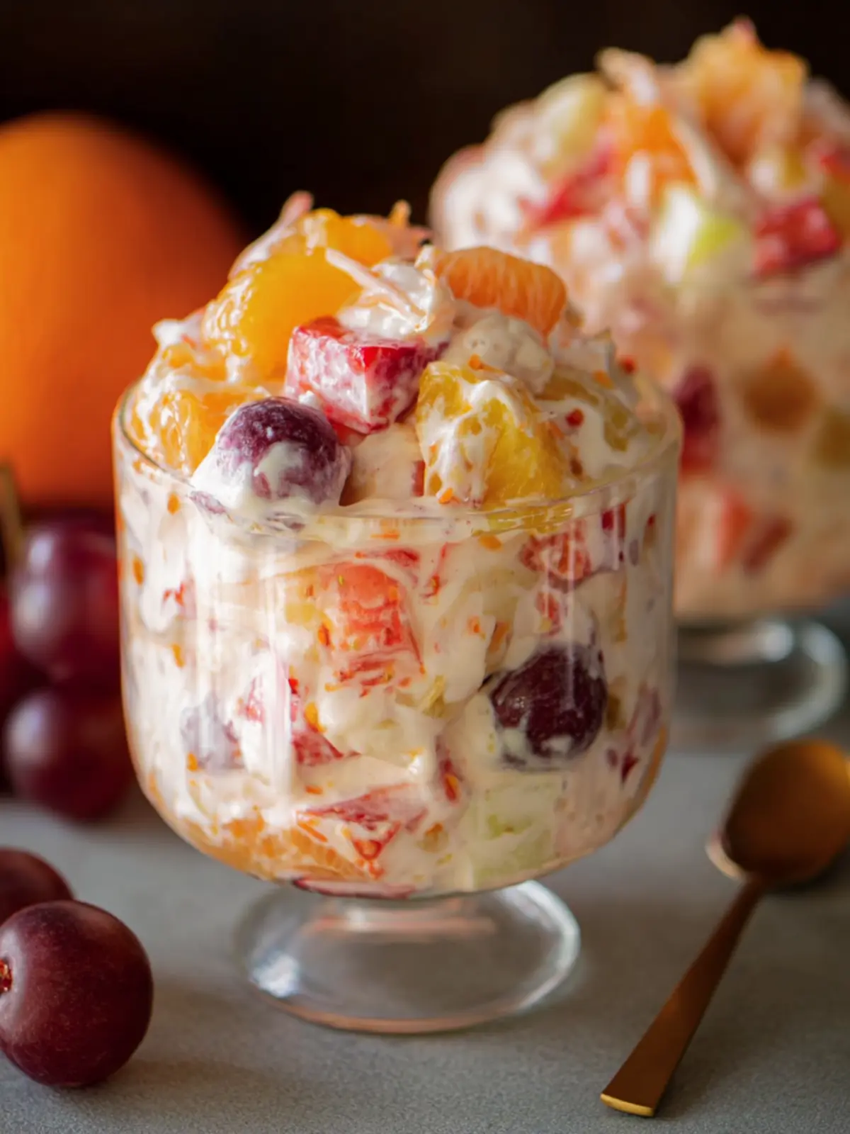 Creamy Fruit Salad Delight First Image