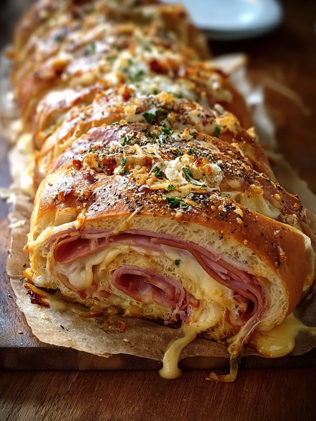 Savory Ham and Cheese Roll First Image