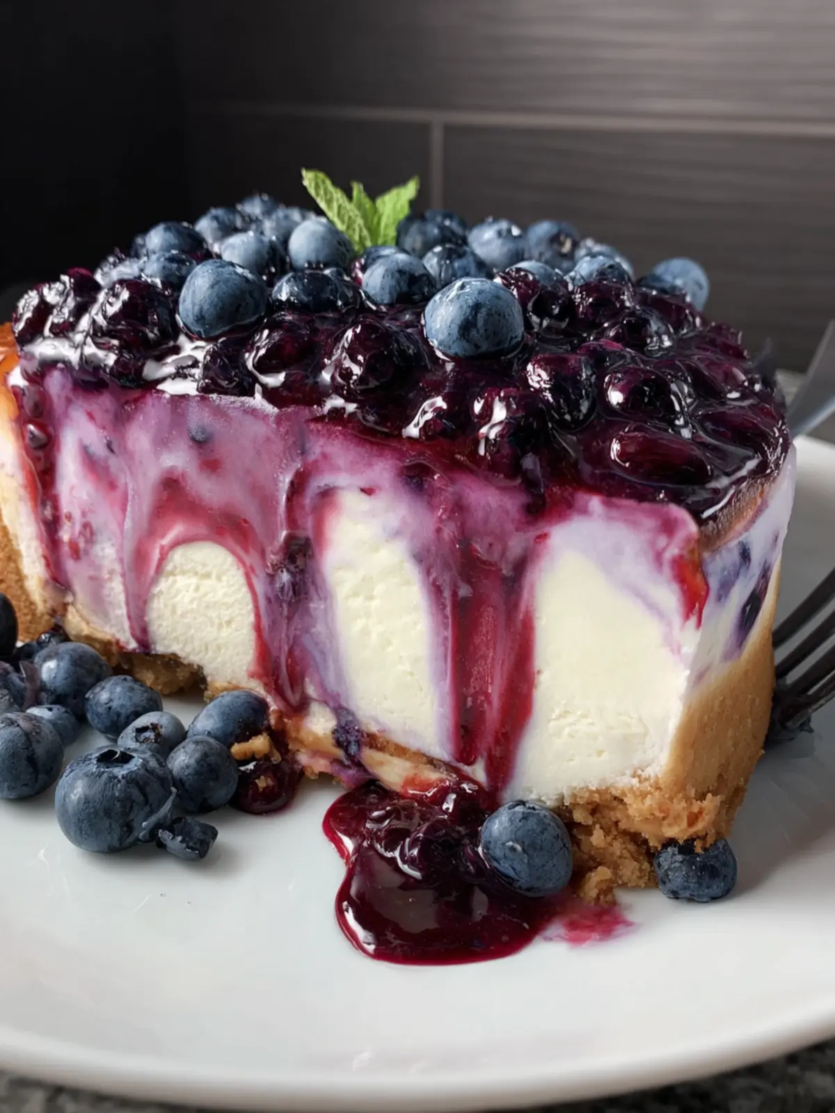 Creamy Blueberry Cheesecake Delight First Image