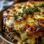 Savory Cheesy Beef Casserole Bake First Image