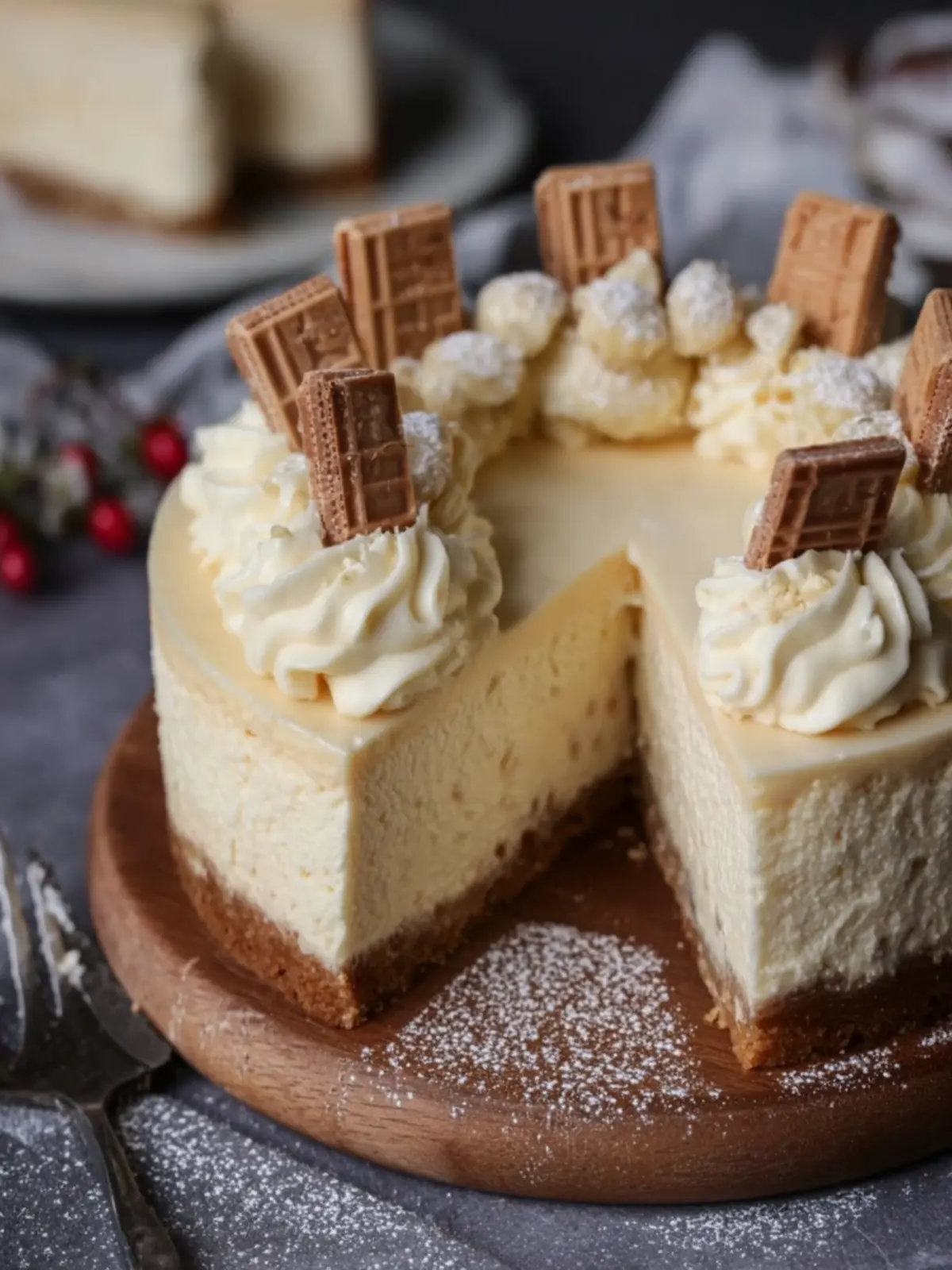 Vanilla White Chocolate Cheesecake First Image