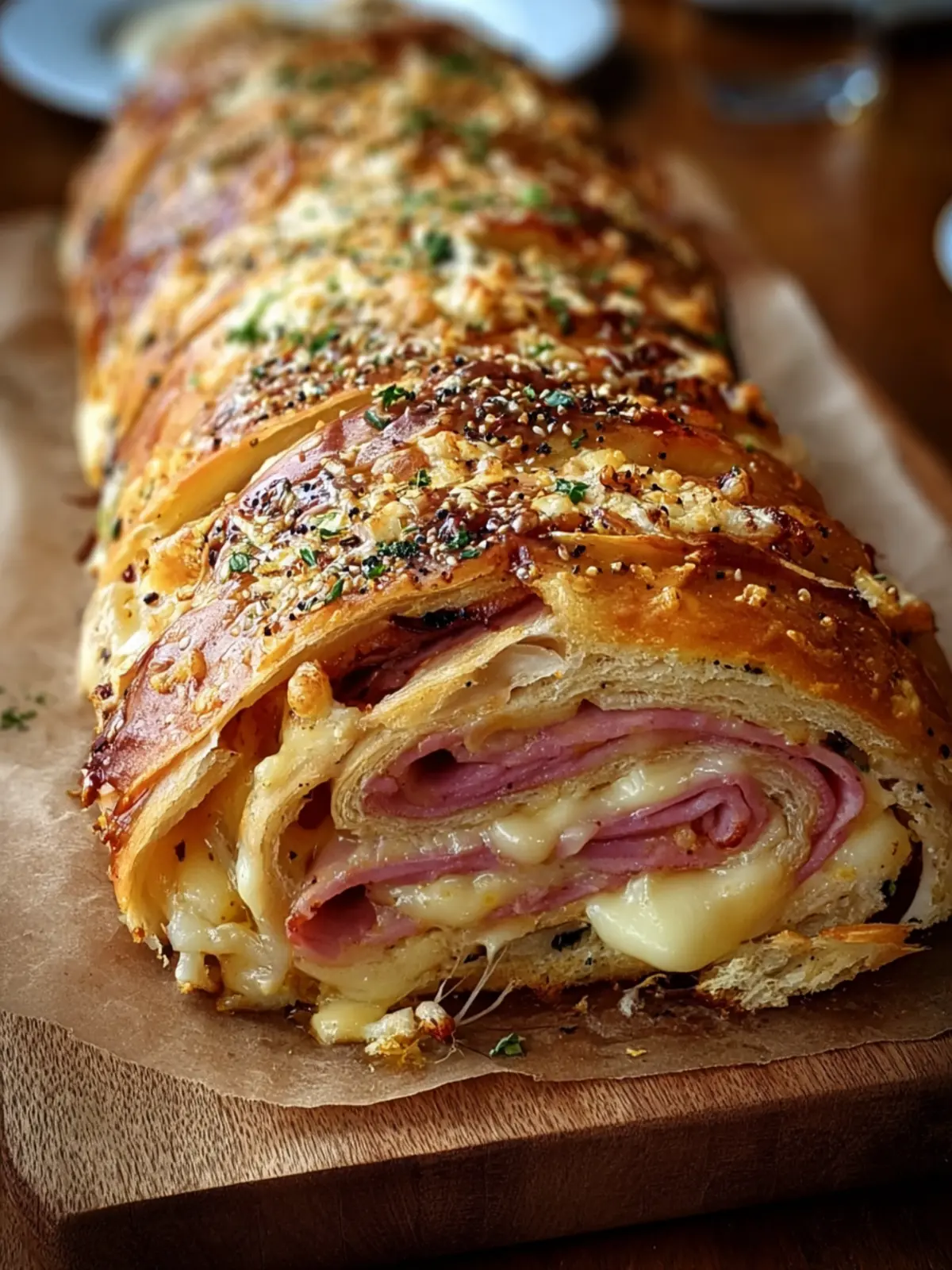 Savory Ham and Cheese Roll First Image