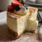 Creamy Classic Cheesecake Slice First Image