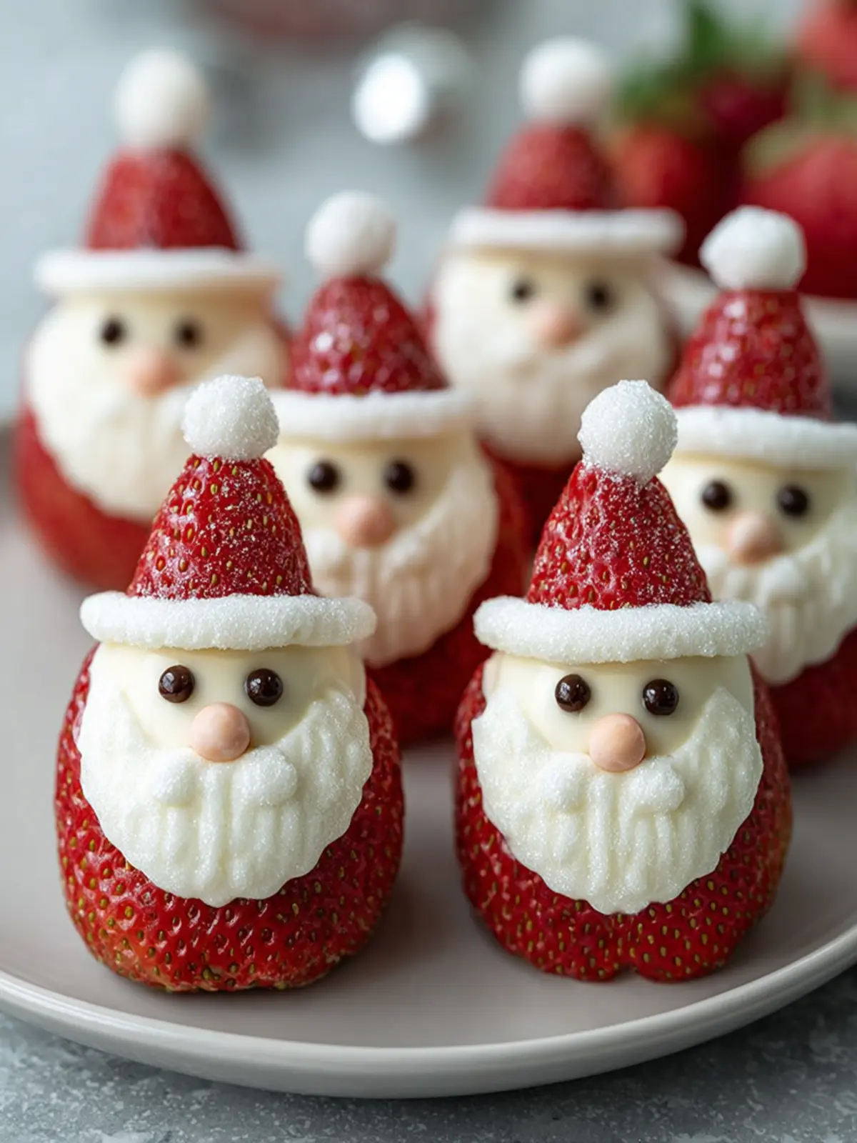Strawberry Santa Claus Desserts First Image