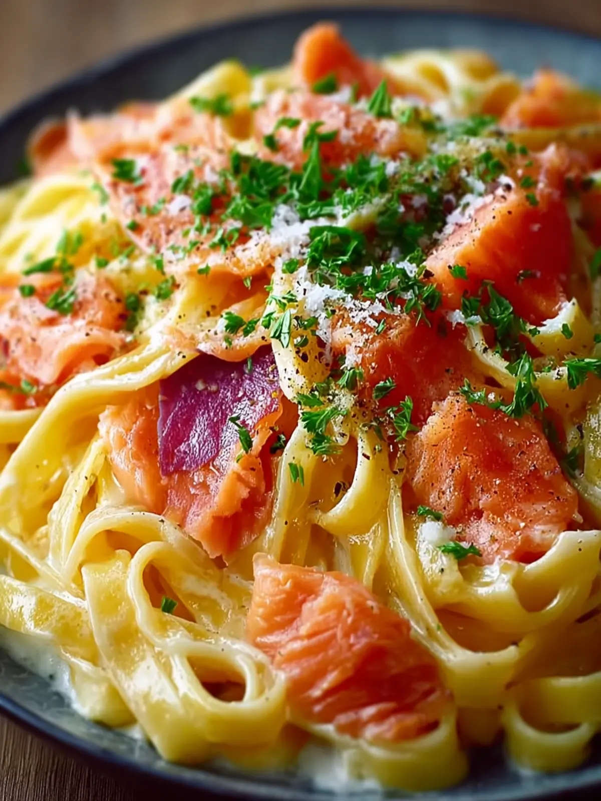 Smoked Salmon Carbonara First Image