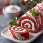 Festive Peppermint Cake Roll Recipe First Image