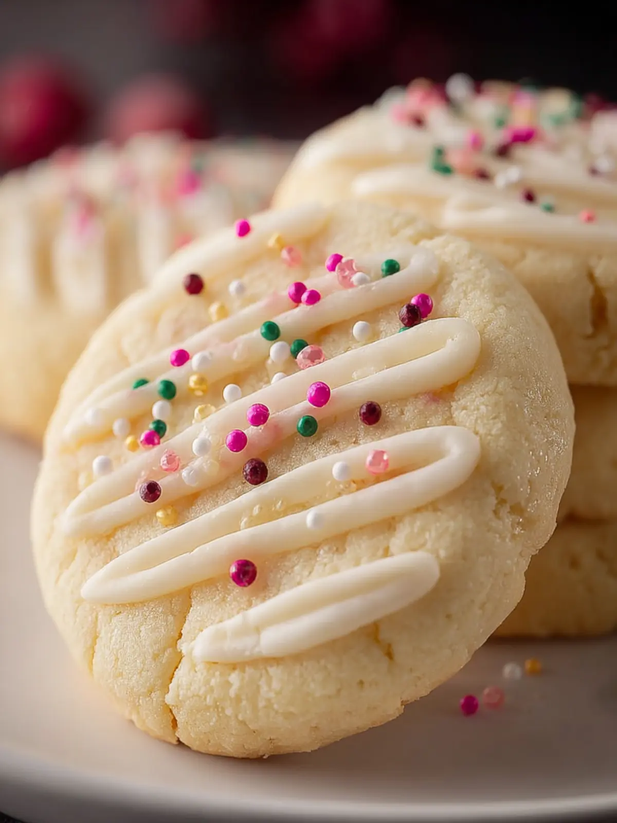 Whipped Shortbread Cookies First Image