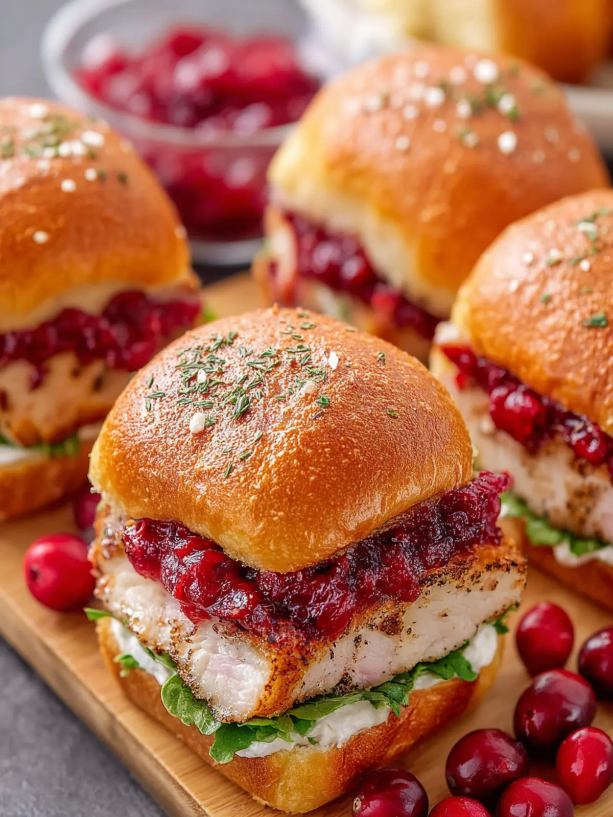 Cranberry Turkey Sliders First Image