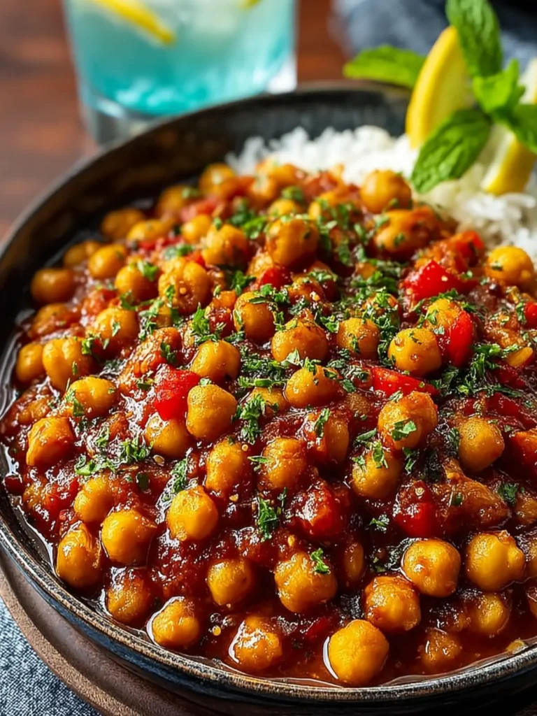 High-Protein Vegan Chana Masala First Image
