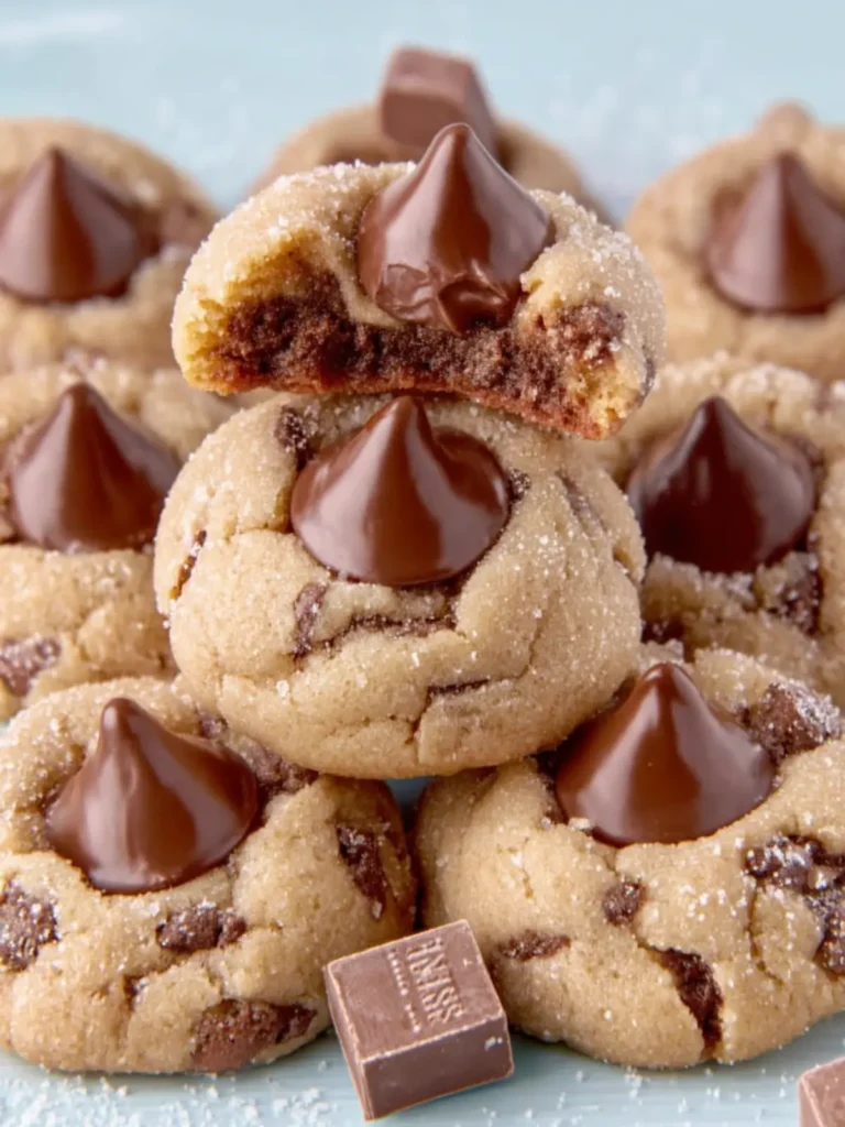 Hershey Chocolate Kiss Cookies First Image