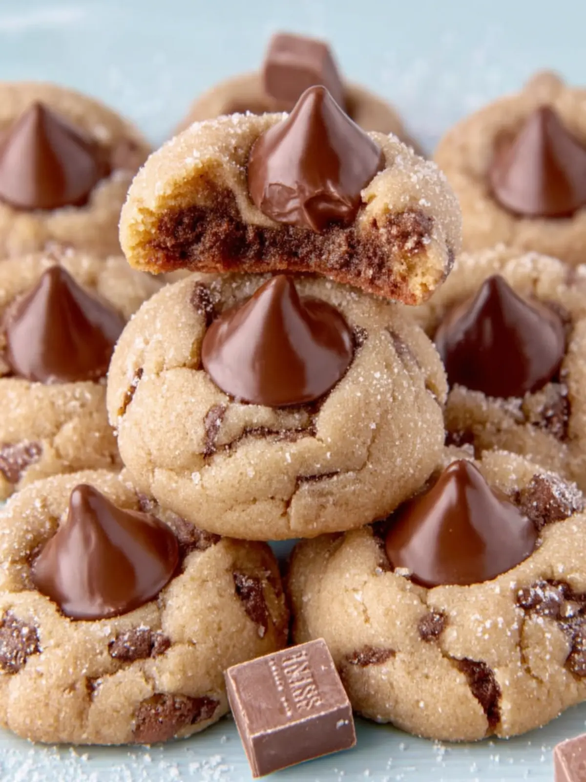 Hershey Chocolate Kiss Cookies First Image