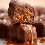 Chocolate Dipped Date Caramels First Image