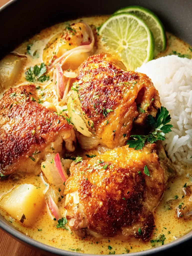 Irresistible Coconut Milk-Braised Chicken Recipe First Image