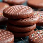 Chocolate Shortbread Cookies First Image