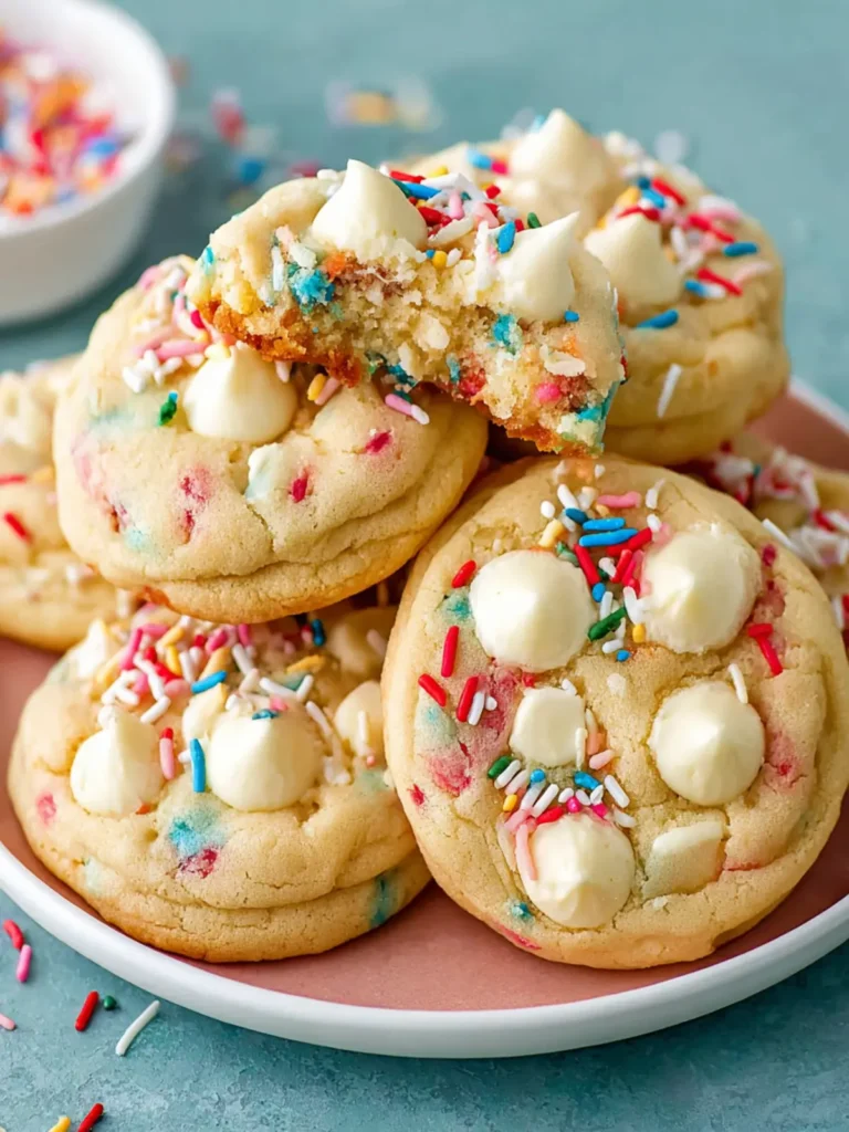 Confetti Sprinkle Cookies First Image