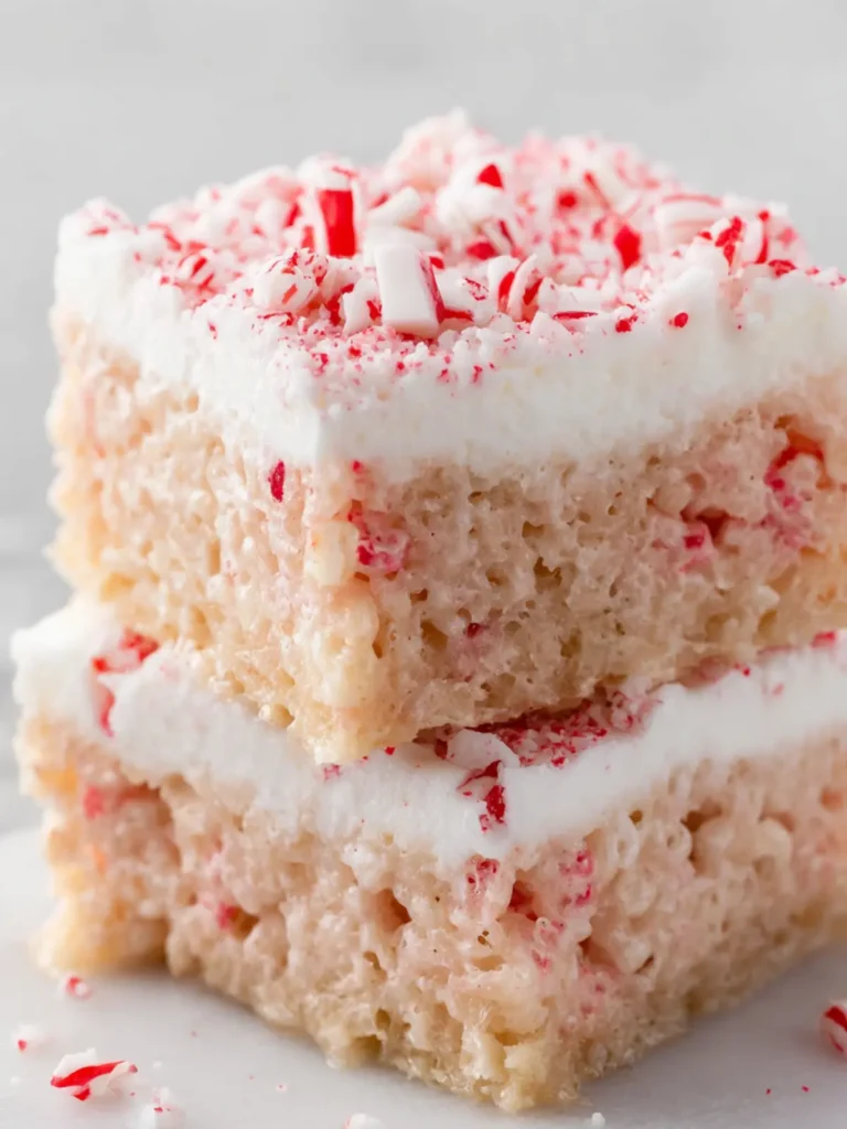 Peppermint Rice Krispie Treats First Image