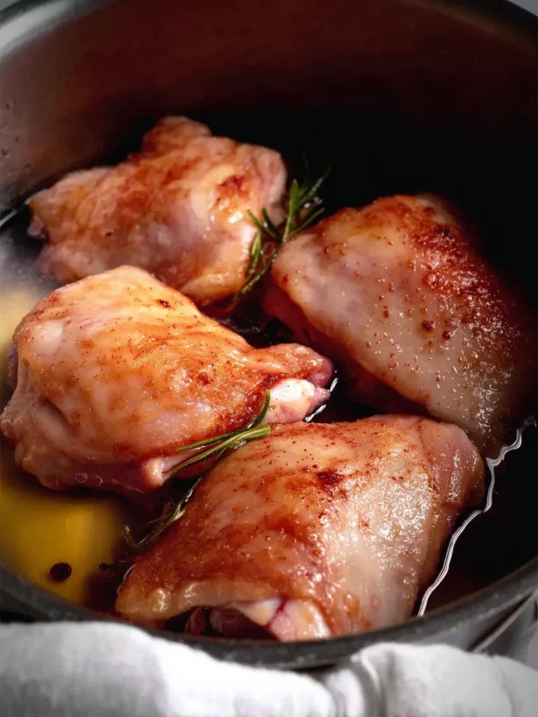 How Long to Boil Chicken Thighs First Image
