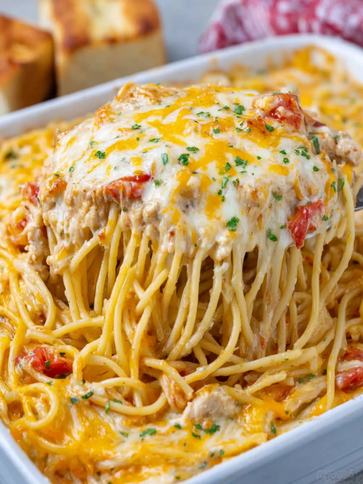 Baked Chicken Spaghetti First Image