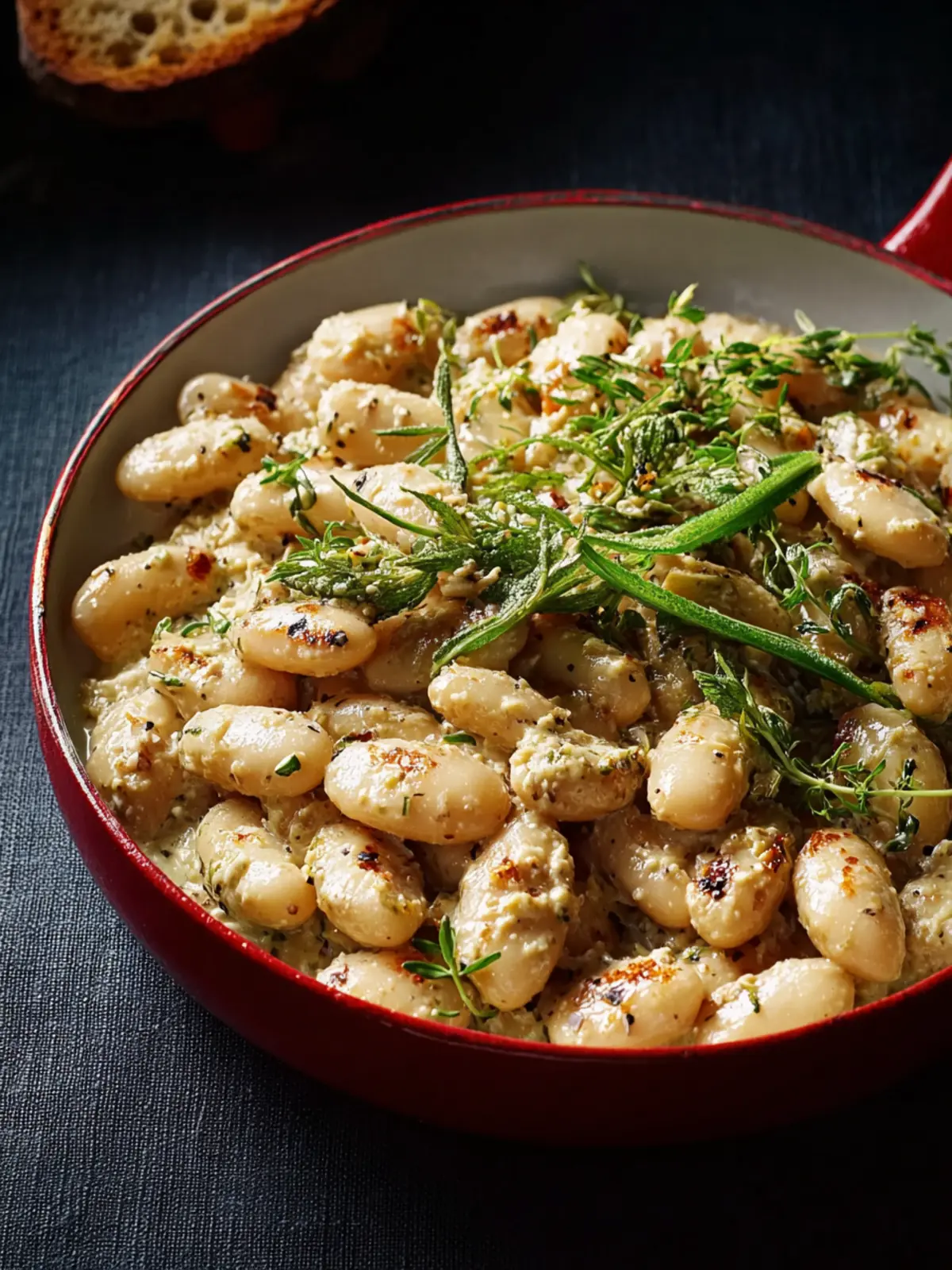 Creamy white beans with tahini, oregano and cumin – Quick Meal First Image