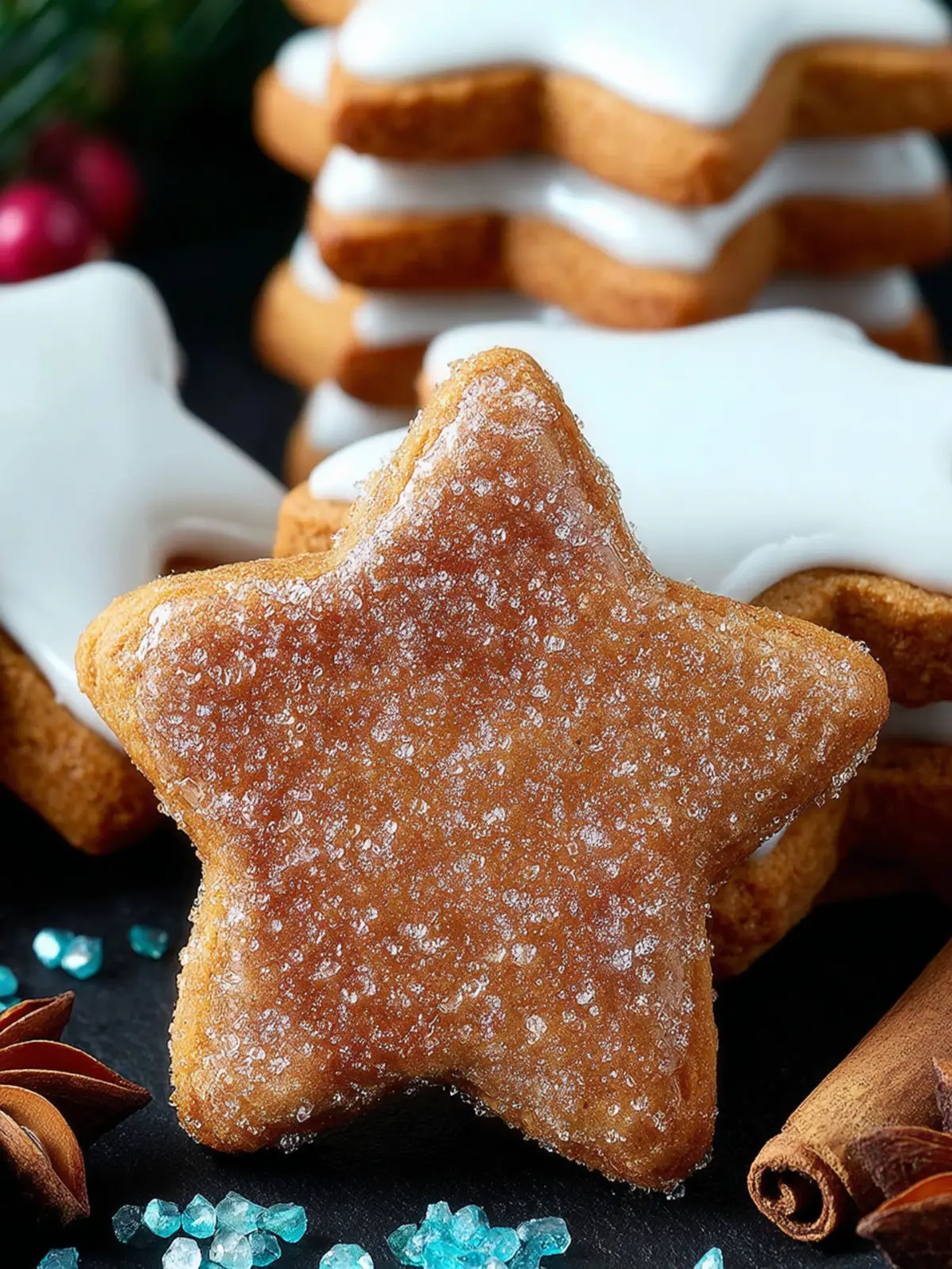 Star Gingerbread Cookies First Image