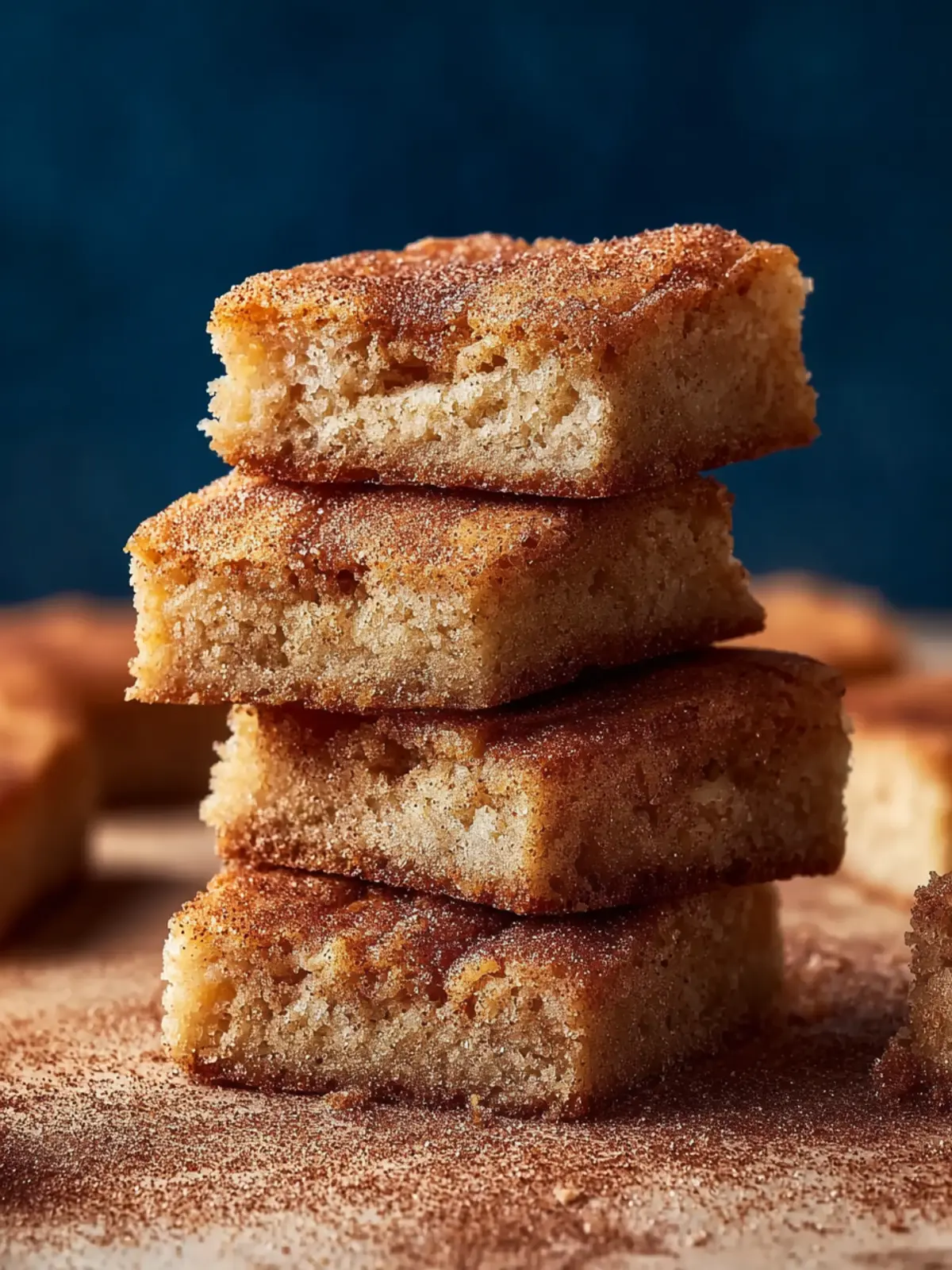 Cinnamon Sugar Blondies First Image