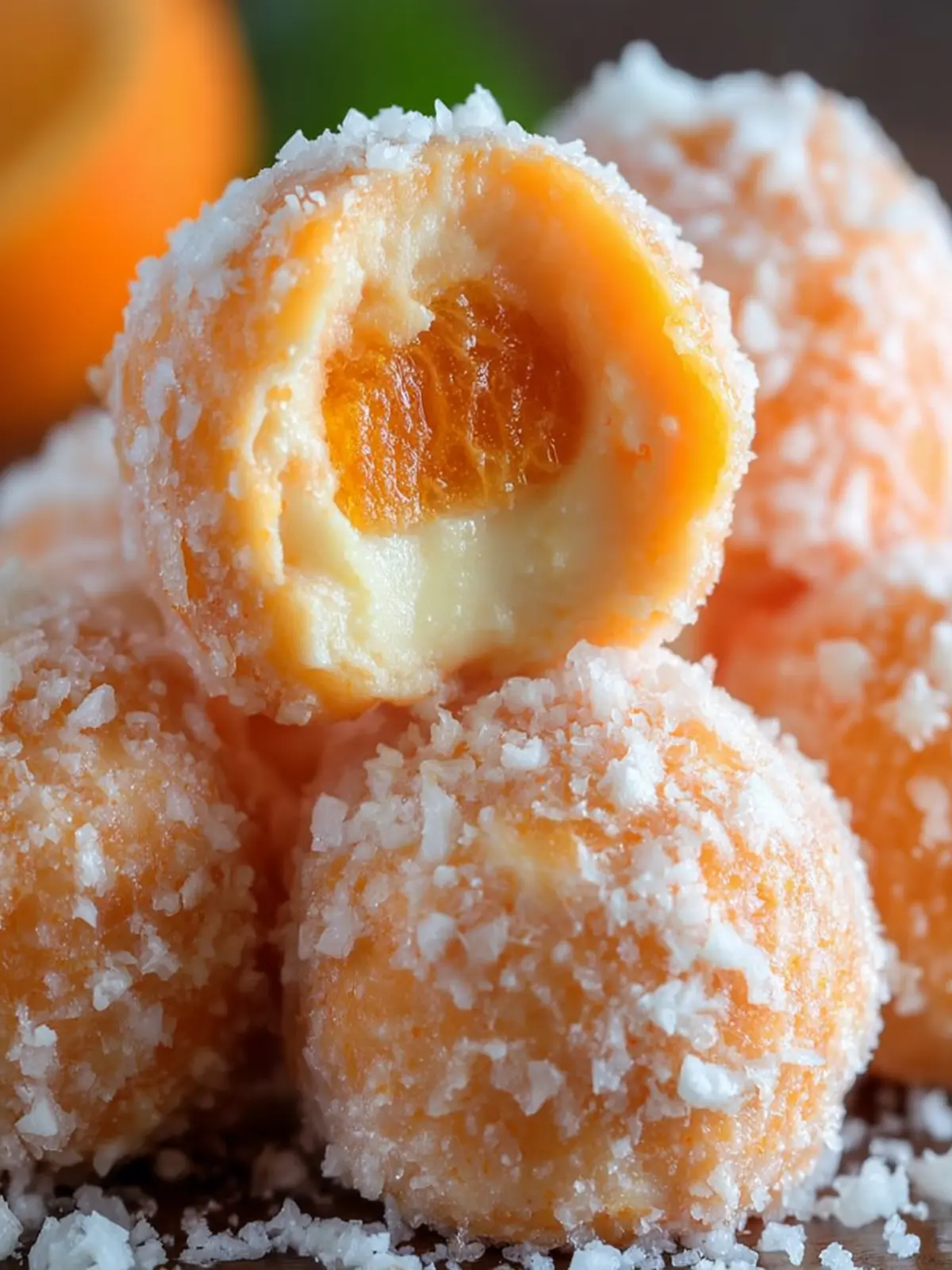 White Chocolate Orange Creamsicle Truffles First Image