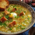 Czech Garlic Soup aka Hangover Soup: Comfort Food Delight First Image