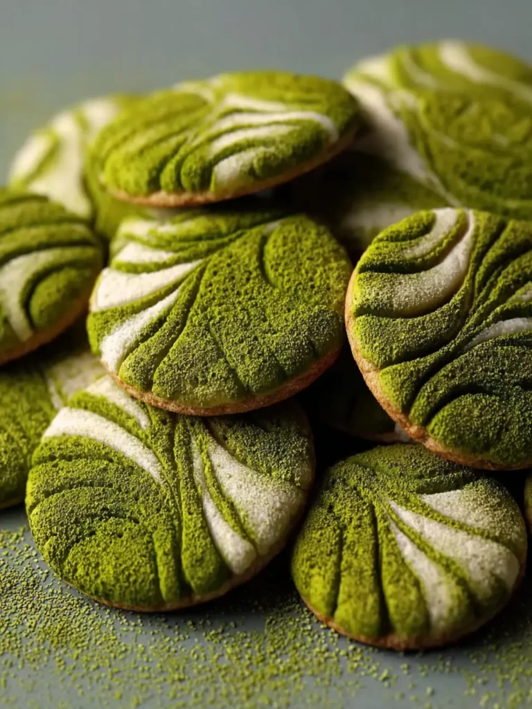 Matcha Latte Cookies First Image