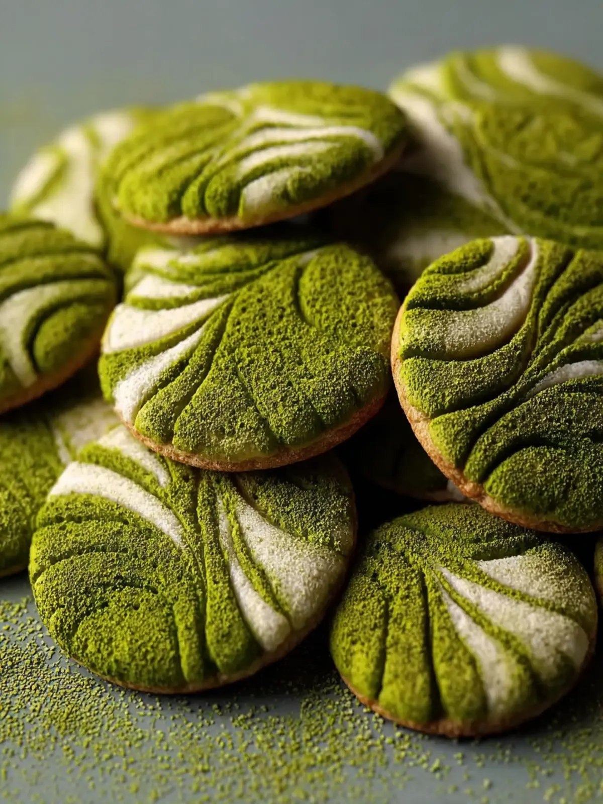 Matcha Latte Cookies First Image