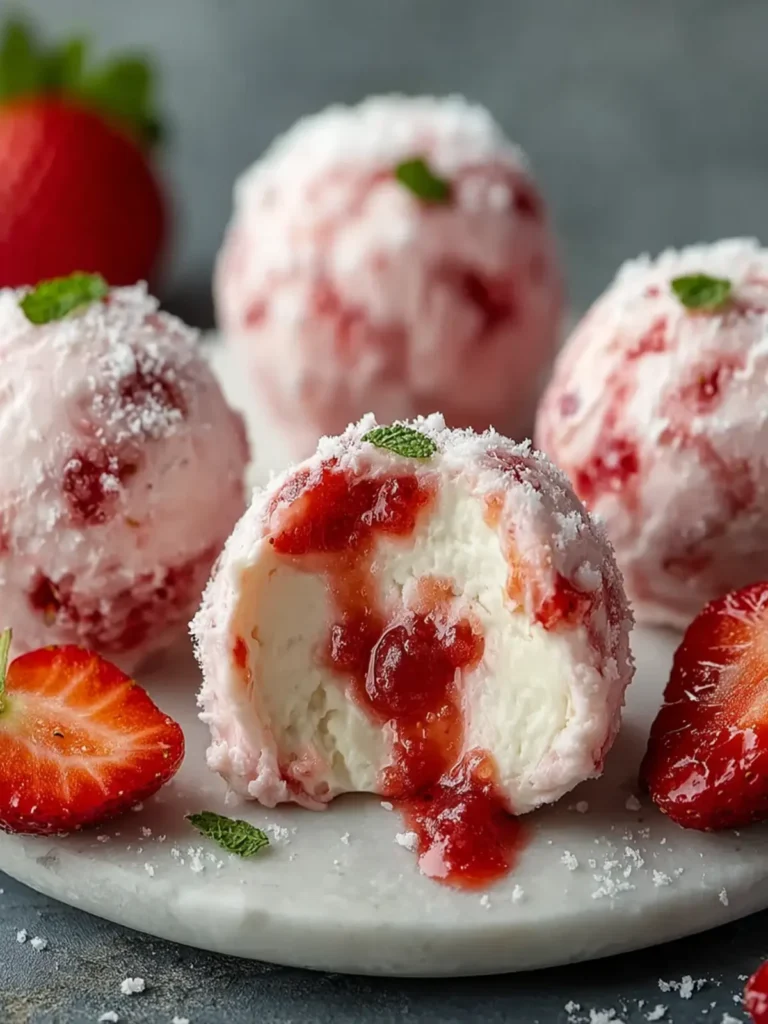 Strawberry Cheesecake Fat Bombs First Image