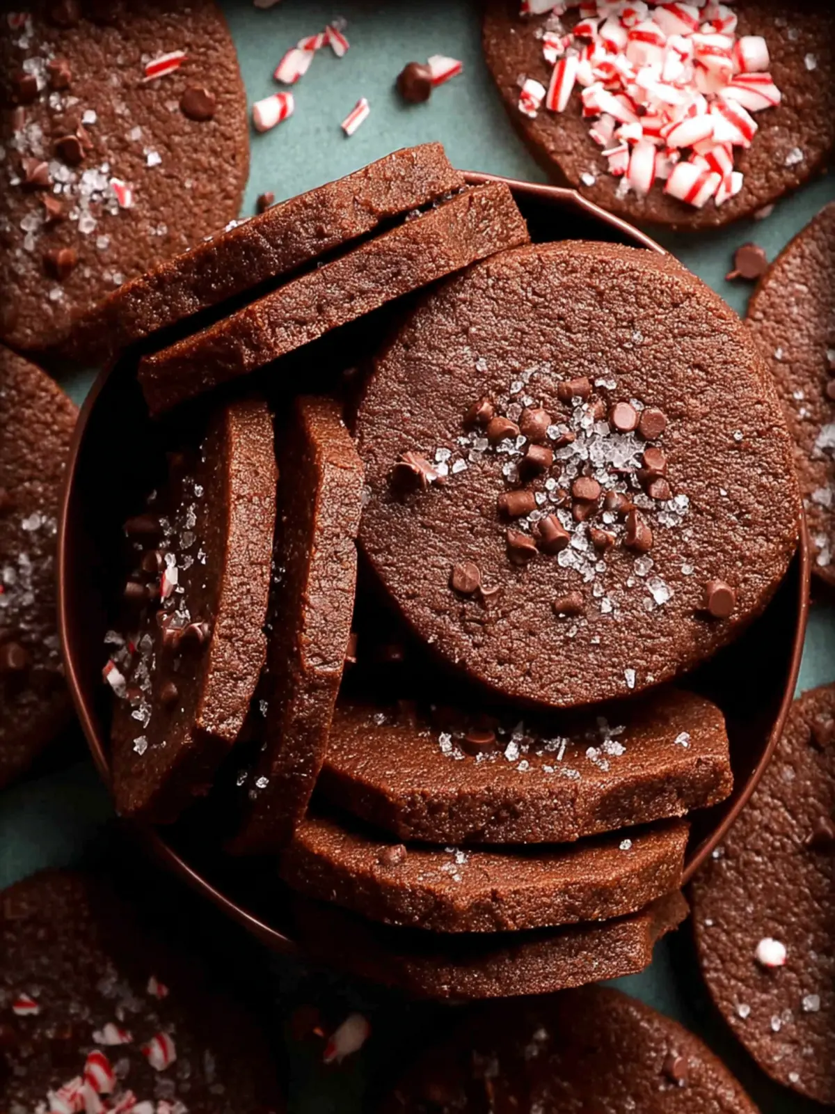 Chocolate Sugar Cookies First Image
