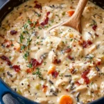 Creamy Chicken Wild Rice Soup First Image