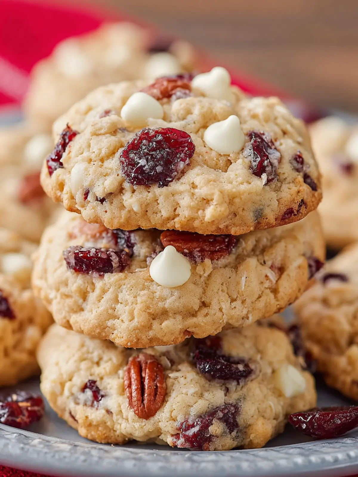 Cranberry Oatmeal Cookies First Image