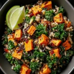 Delicious Kale & Sweet Potato Wild Rice Bowl Recipe First Image
