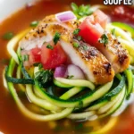 Chicken Soup With Zucchini Noodles First Image