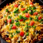 Cheesy Chicken Burrito Skillet First Image