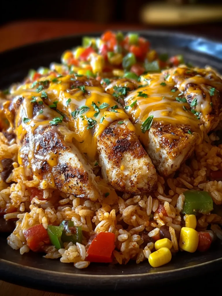 Cheesy Southwest Chicken and Rice First Image