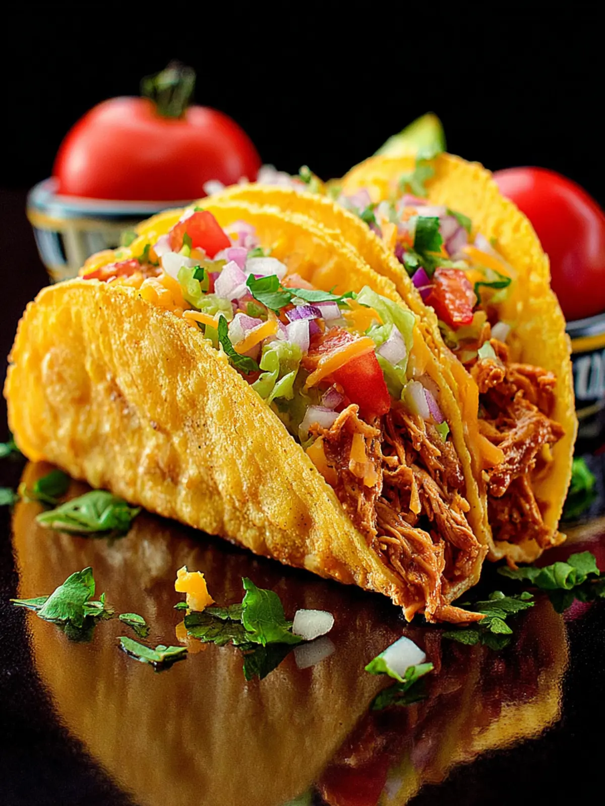 Crock Pot Chicken Tacos First Image