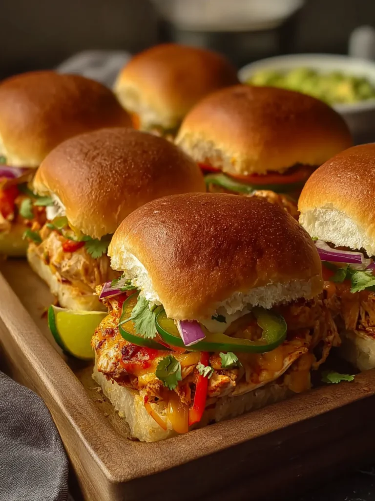 Creamy Chicken Fajita Sliders First Image