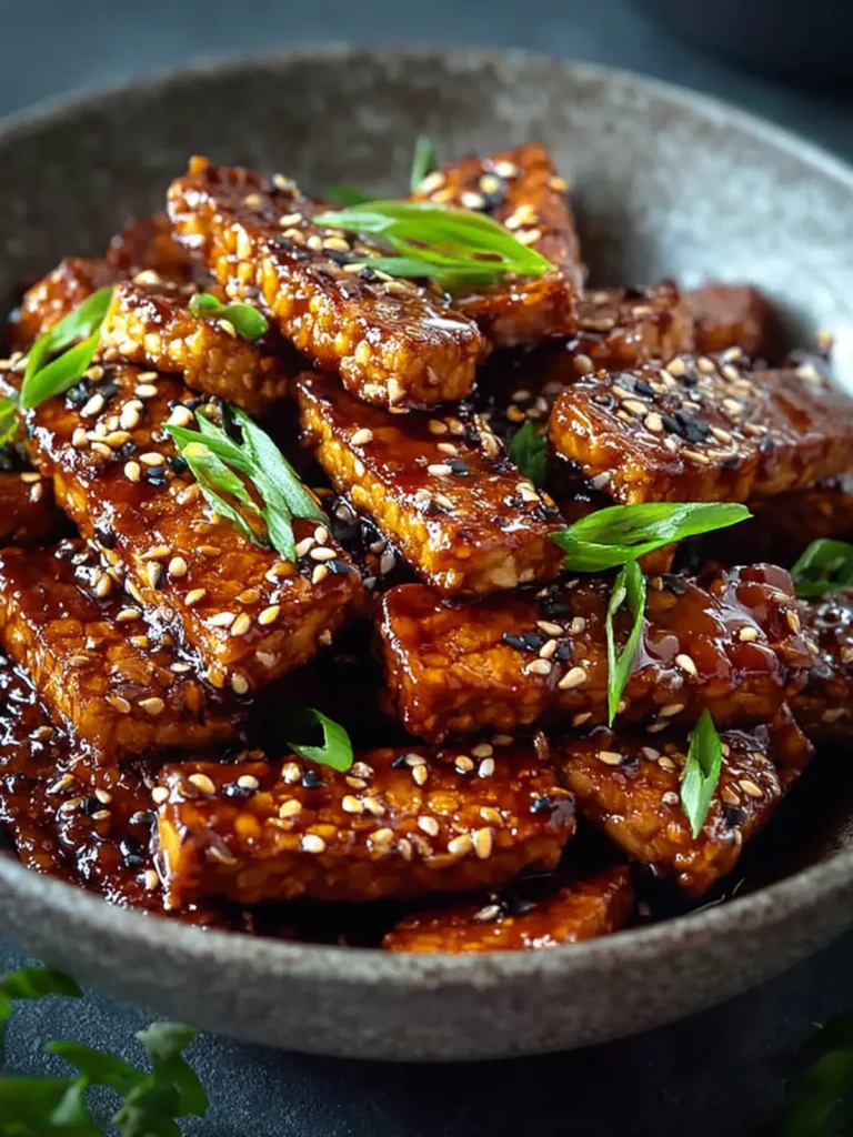 Irresistible Balsamic Miso Glazed Tempeh Recipe Delight First Image