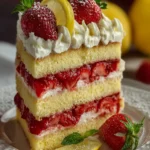 Strawberry Lemon Layer Cake: A Delightful Recipe! First Image