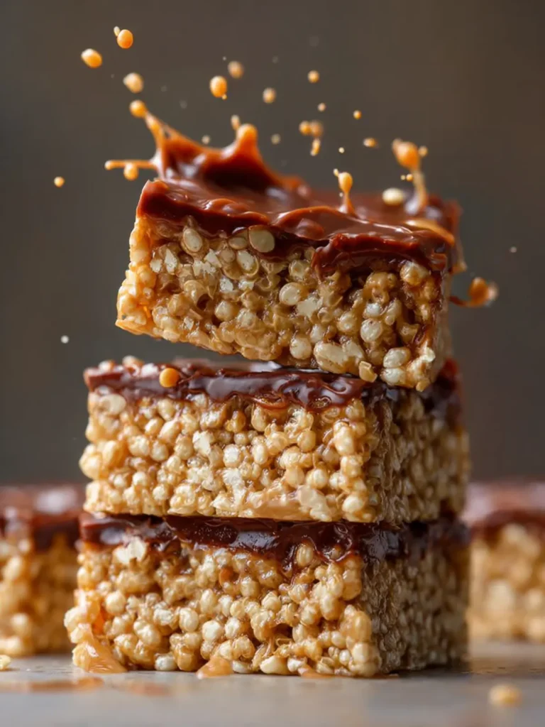 Toasted Quinoa Peanut Butter Scotcharoos First Image