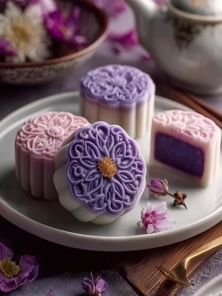 Taro Snow Skin Mooncakes: A Fun Twist on a Classic Treat First Image