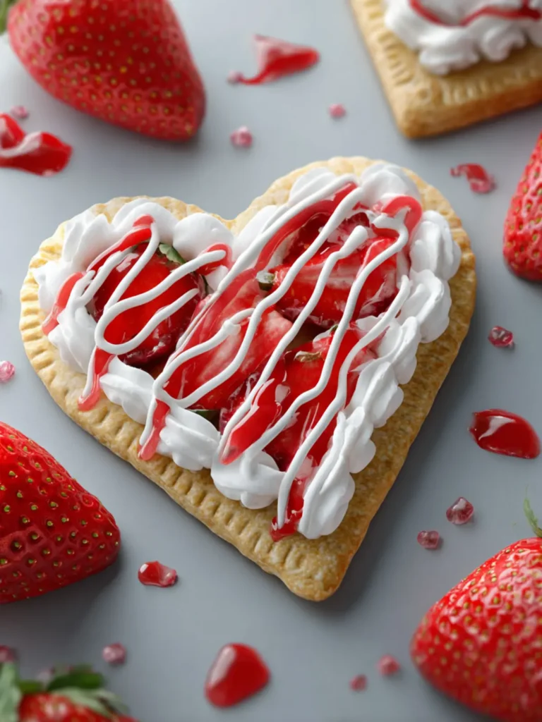 Heart Shaped Valentine’s Day Pop Tarts First Image