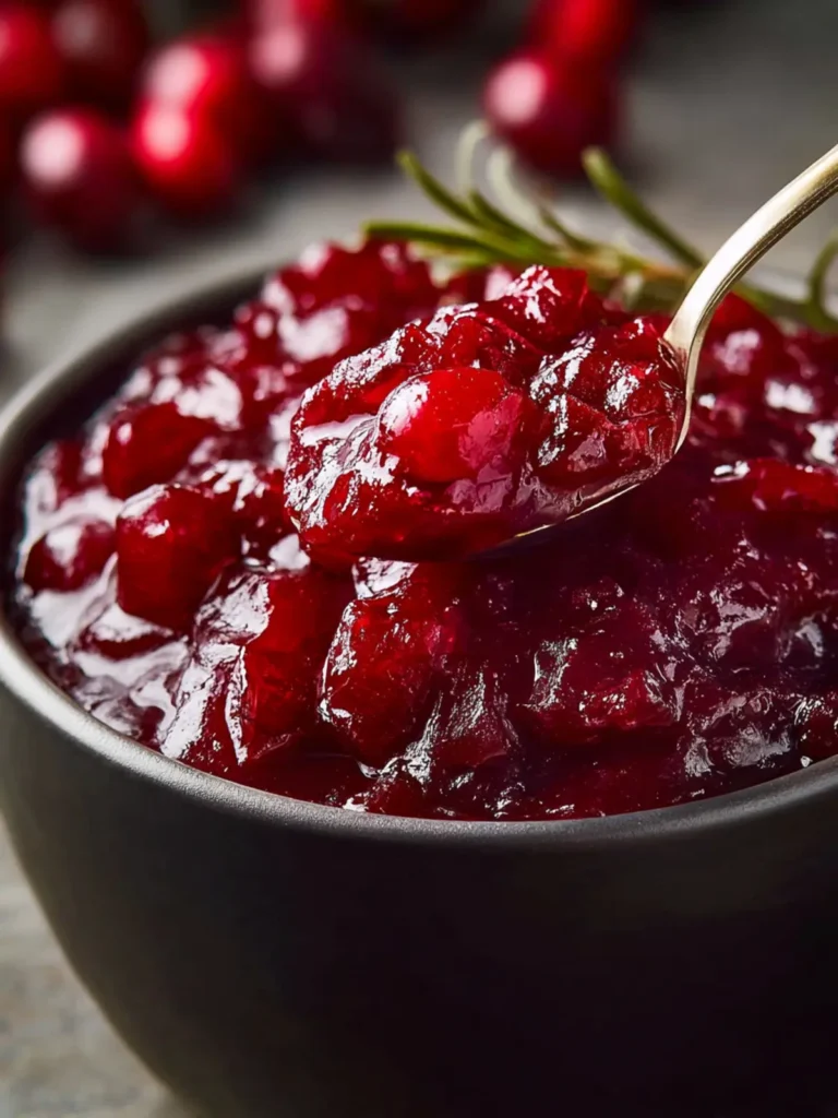 Easy Classic Cranberry Sauce First Image