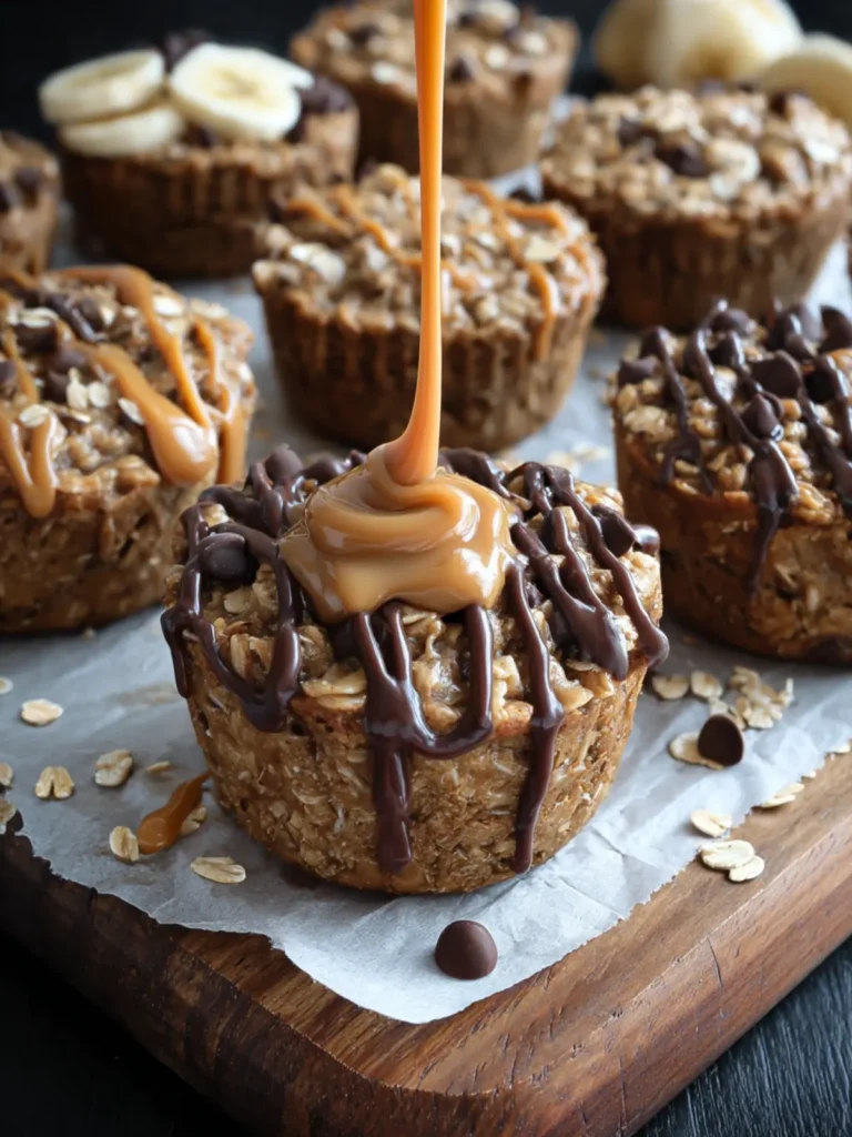 Peanut Butter Banana Baked Oatmeal Cups First Image