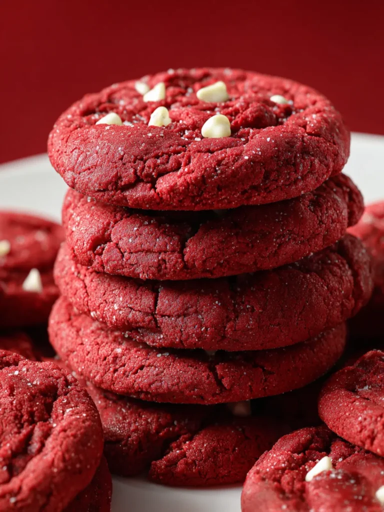 Red Velvet Cake Mix Cookies First Image